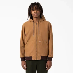 Veste aviateur à capuche