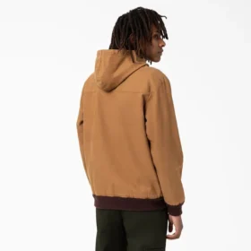 Veste aviateur à capuche