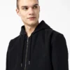 Veste aviateur à capuche