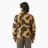 Veste camouflage en polaire à poils longs, coupe ample Veste camouflage en polaire à poils longs, coupe ample