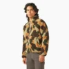 Veste camouflage en polaire à poils longs, coupe ample Veste camouflage en polaire à poils longs, coupe ample