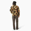 Veste camouflage en polaire à poils longs, coupe ample Veste camouflage en polaire à poils longs, coupe ample