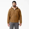 Veste à capuche doublée en polaire à poils longs