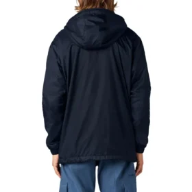Veste à capuche en nylon doublée de polaire