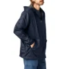 Veste à capuche en nylon doublée de polaire