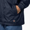 Veste à capuche en nylon doublée de polaire