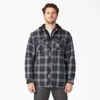 Veste-chemise à capuche en flanelle Veste-chemise à capuche en flanelle