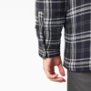 Veste-chemise à capuche en flanelle Veste-chemise à capuche en flanelle