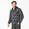 Veste-chemise à capuche en flanelle Veste-chemise à capuche en flanelle