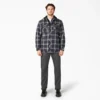 Veste-chemise à capuche en flanelle Veste-chemise à capuche en flanelle