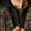 Veste-chemise à capuche en flanelle Veste-chemise à capuche en flanelle