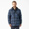 Veste-chemise à capuche en flanelle déperlante Veste-chemise à capuche en flanelle déperlante