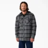 Veste-chemise à capuche en flanelle déperlante Veste-chemise à capuche en flanelle déperlante