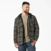 Veste-chemise à capuche en flanelle déperlante Veste-chemise à capuche en flanelle déperlante