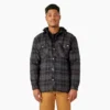 Veste-chemise à capuche en flanelle déperlante Veste-chemise à capuche en flanelle déperlante