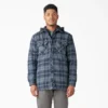 Veste-chemise à capuche en flanelle déperlante Veste-chemise à capuche en flanelle déperlante