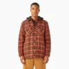 Veste-chemise à capuche en flanelle déperlante Veste-chemise à capuche en flanelle déperlante