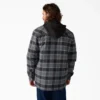 Veste-chemise à capuche en flanelle déperlante Veste-chemise à capuche en flanelle déperlante
