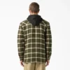 Veste-chemise à capuche en flanelle déperlante Veste-chemise à capuche en flanelle déperlante