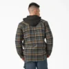 Veste-chemise à capuche en flanelle déperlante Veste-chemise à capuche en flanelle déperlante