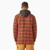 Veste-chemise à capuche en flanelle déperlante Veste-chemise à capuche en flanelle déperlante