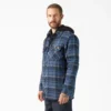 Veste-chemise à capuche en flanelle déperlante Veste-chemise à capuche en flanelle déperlante