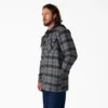 Veste-chemise à capuche en flanelle déperlante Veste-chemise à capuche en flanelle déperlante