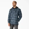 Veste-chemise à capuche en flanelle déperlante Veste-chemise à capuche en flanelle déperlante