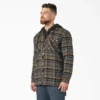 Veste-chemise à capuche en flanelle déperlante Veste-chemise à capuche en flanelle déperlante