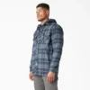 Veste-chemise à capuche en flanelle déperlante Veste-chemise à capuche en flanelle déperlante