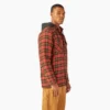 Veste-chemise à capuche en flanelle déperlante Veste-chemise à capuche en flanelle déperlante
