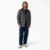 Veste-chemise à capuche en flanelle déperlante Veste-chemise à capuche en flanelle déperlante