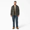 Veste-chemise à capuche en flanelle déperlante Veste-chemise à capuche en flanelle déperlante