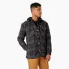 Veste-chemise à capuche en flanelle déperlante Veste-chemise à capuche en flanelle déperlante