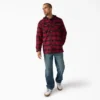 Veste-chemise à capuche en flanelle déperlante Veste-chemise à capuche en flanelle déperlante