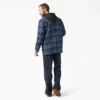 Veste-chemise à capuche en flanelle déperlante Veste-chemise à capuche en flanelle déperlante