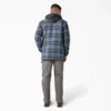 Veste-chemise à capuche en flanelle déperlante Veste-chemise à capuche en flanelle déperlante