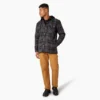 Veste-chemise à capuche en flanelle déperlante Veste-chemise à capuche en flanelle déperlante