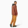 Veste-chemise à capuche en flanelle déperlante Veste-chemise à capuche en flanelle déperlante