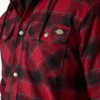 Veste-chemise à capuche en flanelle déperlante Veste-chemise à capuche en flanelle déperlante