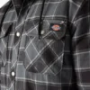 Veste-chemise à capuche en flanelle déperlante Veste-chemise à capuche en flanelle déperlante