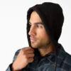 Veste-chemise à capuche en flanelle déperlante Veste-chemise à capuche en flanelle déperlante