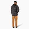 Veste-chemise à capuche en flanelle déperlante Veste-chemise à capuche en flanelle déperlante