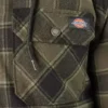 Veste-chemise à capuche en flanelle déperlante Veste-chemise à capuche en flanelle déperlante