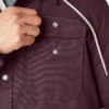 Veste-chemise à capuche en toile de coton
