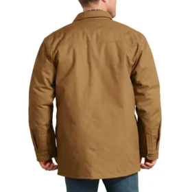 Veste chemise à carreaux doublée