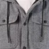 Veste chemise à coupe décontractée Veste chemise à coupe décontractée