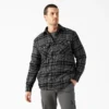 Veste-chemise en flanelle déperlante doublée de polaire Veste-chemise en flanelle déperlante doublée de polaire