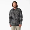 Veste-chemise en flanelle déperlante doublée de polaire Veste-chemise en flanelle déperlante doublée de polaire