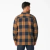 Veste-chemise en flanelle déperlante doublée de polaire Veste-chemise en flanelle déperlante doublée de polaire